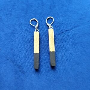 Wood earrings
